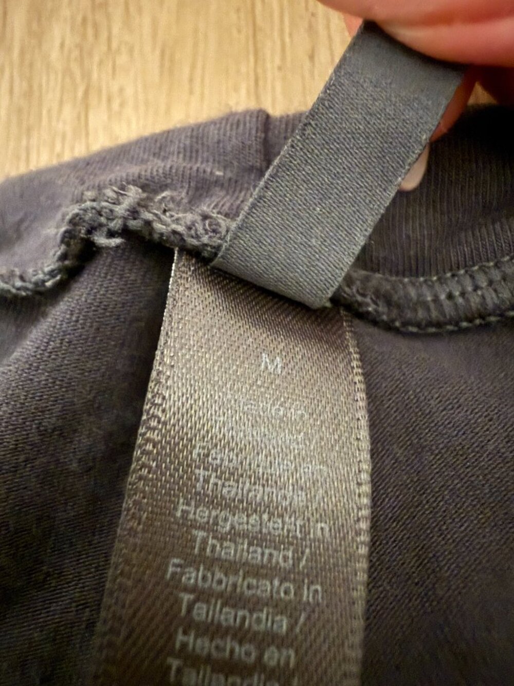 SKIMS Cotton Jersey Foldover Pant (Ash, size M) - Picture 9 of 9